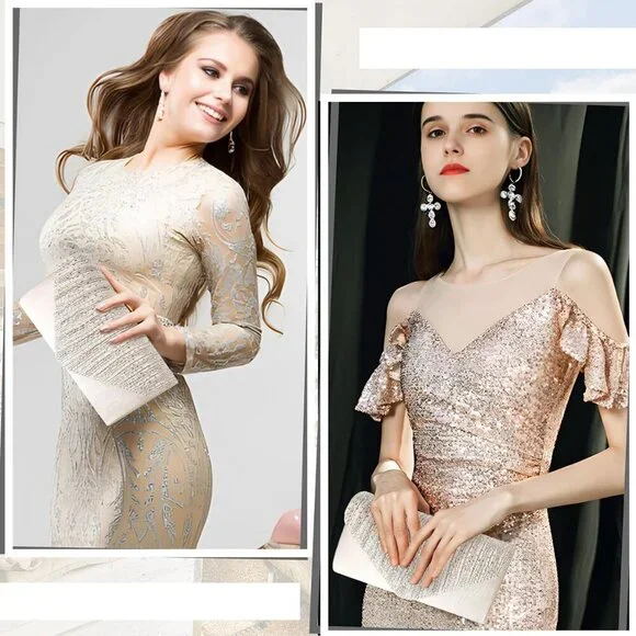 BBjinronjy Rhinestone Clutch Purse for Women  Formal Evening Bag for Wedding - Picture 3 of 7